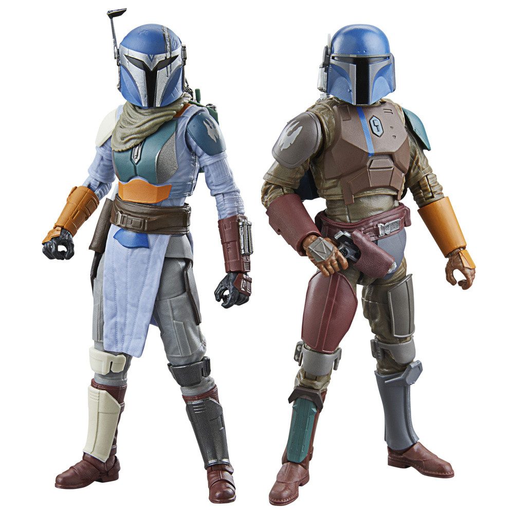 Hasbro Actionfigur Star Wars: The Mandalorian Black Series Actionfiguren 2er-Pack Mandalo