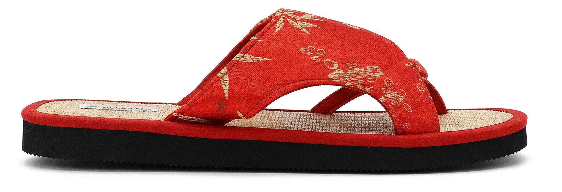 Nawemo Zimtlatschen Wide Strap Rot von Nawemo Slipper günstig online kaufen