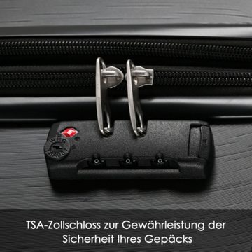 autolock Hartschalen-Trolley Hartschalen-Koffer, Rollkoffer, Reisekoffer, Handgepäck 4 Rollen