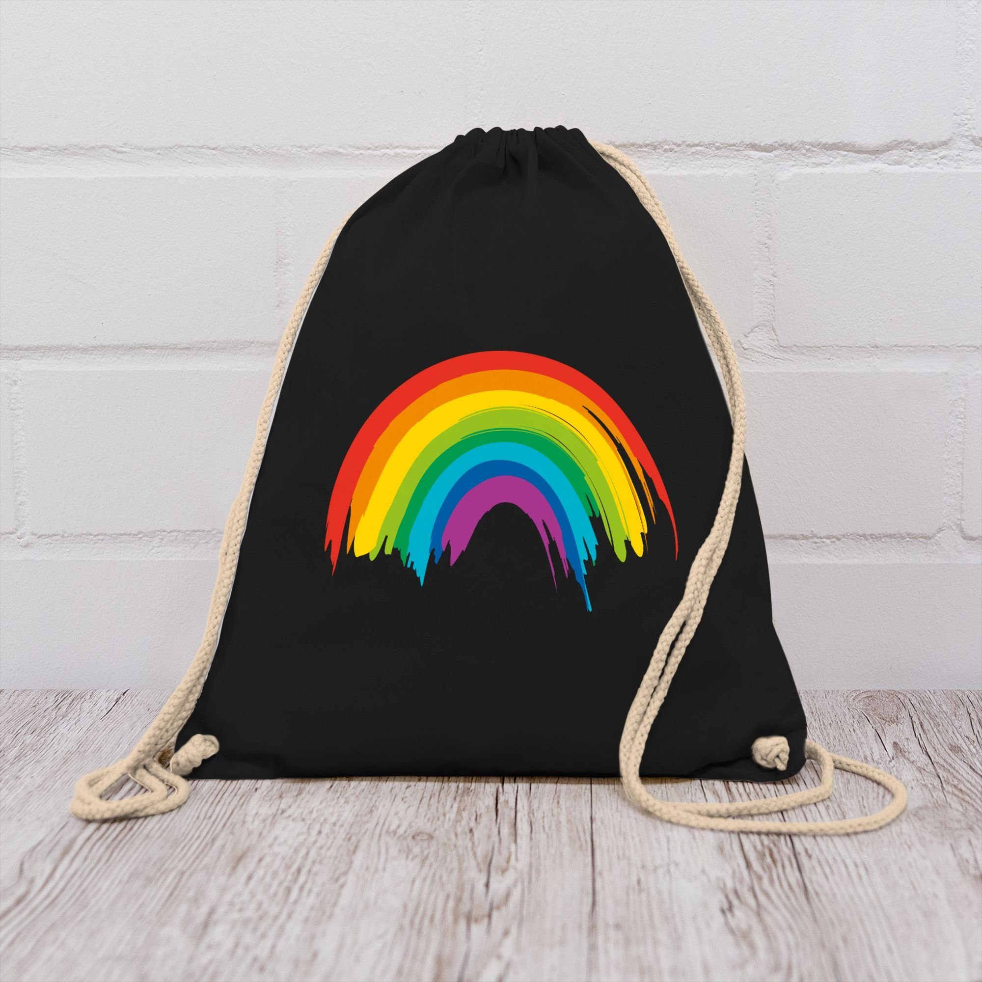 Shirtracer Turnbeutel Regenbogen LGBT & LGBTQ, LGBT Kleidung – Bild 3 von 5