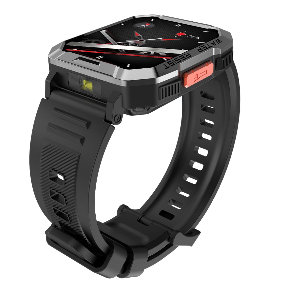 blackview W60 2,01" IP68 Smartwatch (2.01 Zoll), Fitness Tracker, Gesundheitsfunktionen, Wasserdicht, für Android IOS