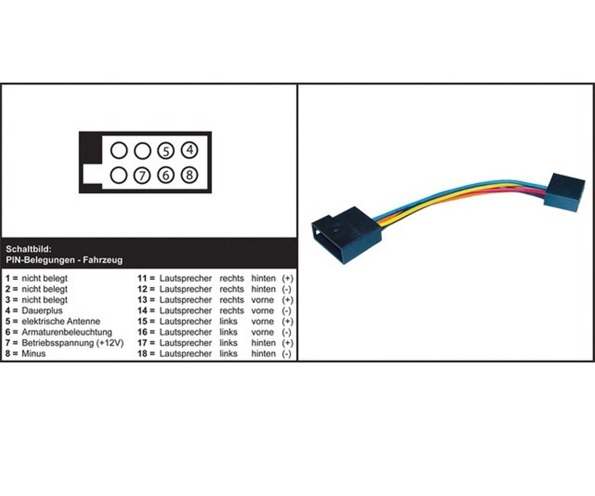 ISO mit Einbau OEM zu Verkablung Autoradio-Adapter OEM ISO Auto-Radio Auto-Adapter Ermöglich AIV Hersteller, ISO Auto-Radio