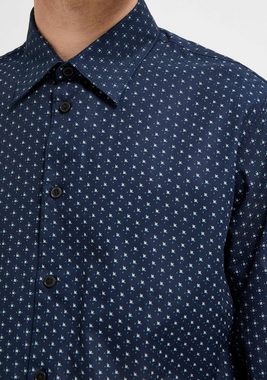 SELECTED HOMME Langarmhemd SLHSLIMSOHO-ETHAN AOP SHIRT LS NOOS