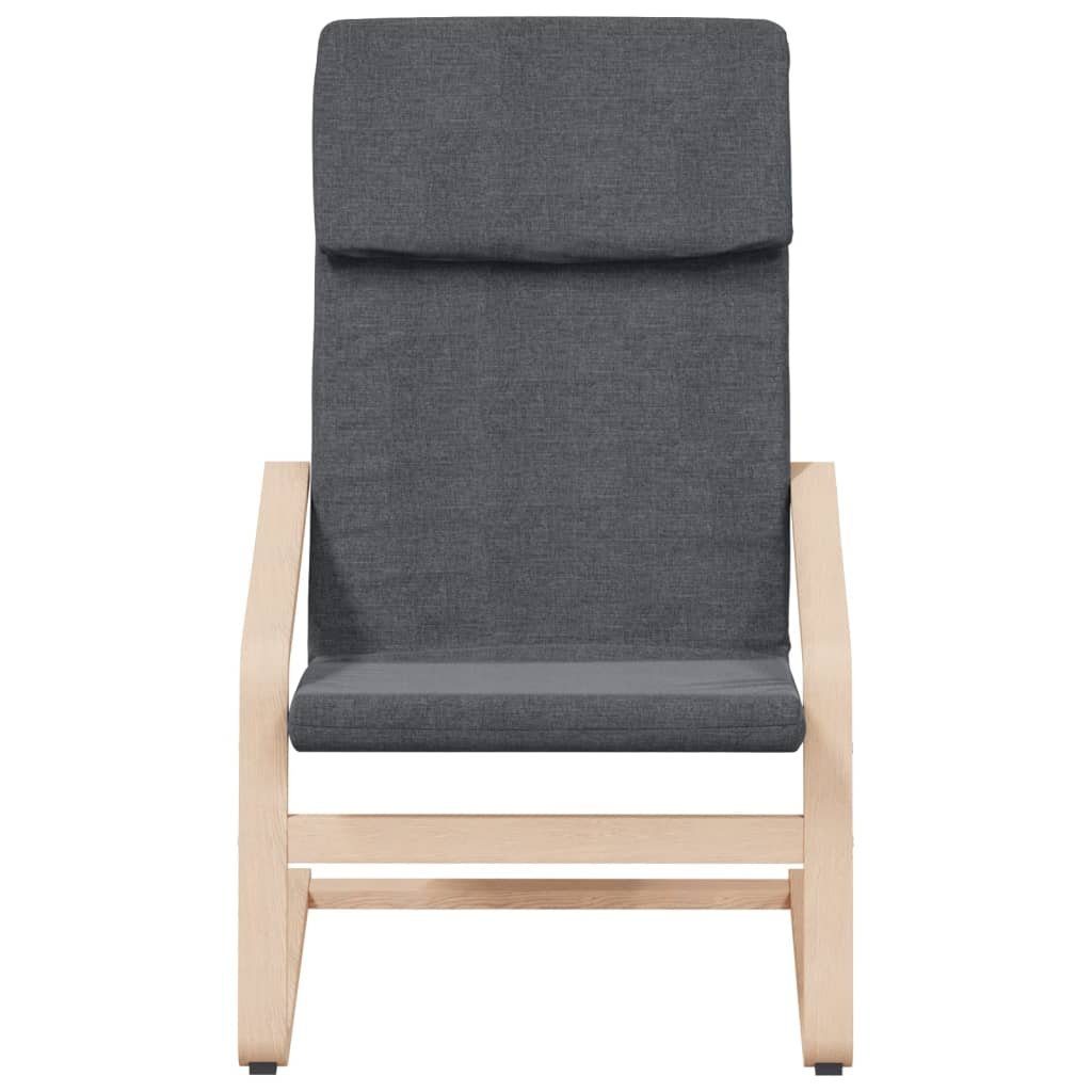vidaXL Sessel Relaxsessel mit Hocker Dunkelgrau günstig online kaufen