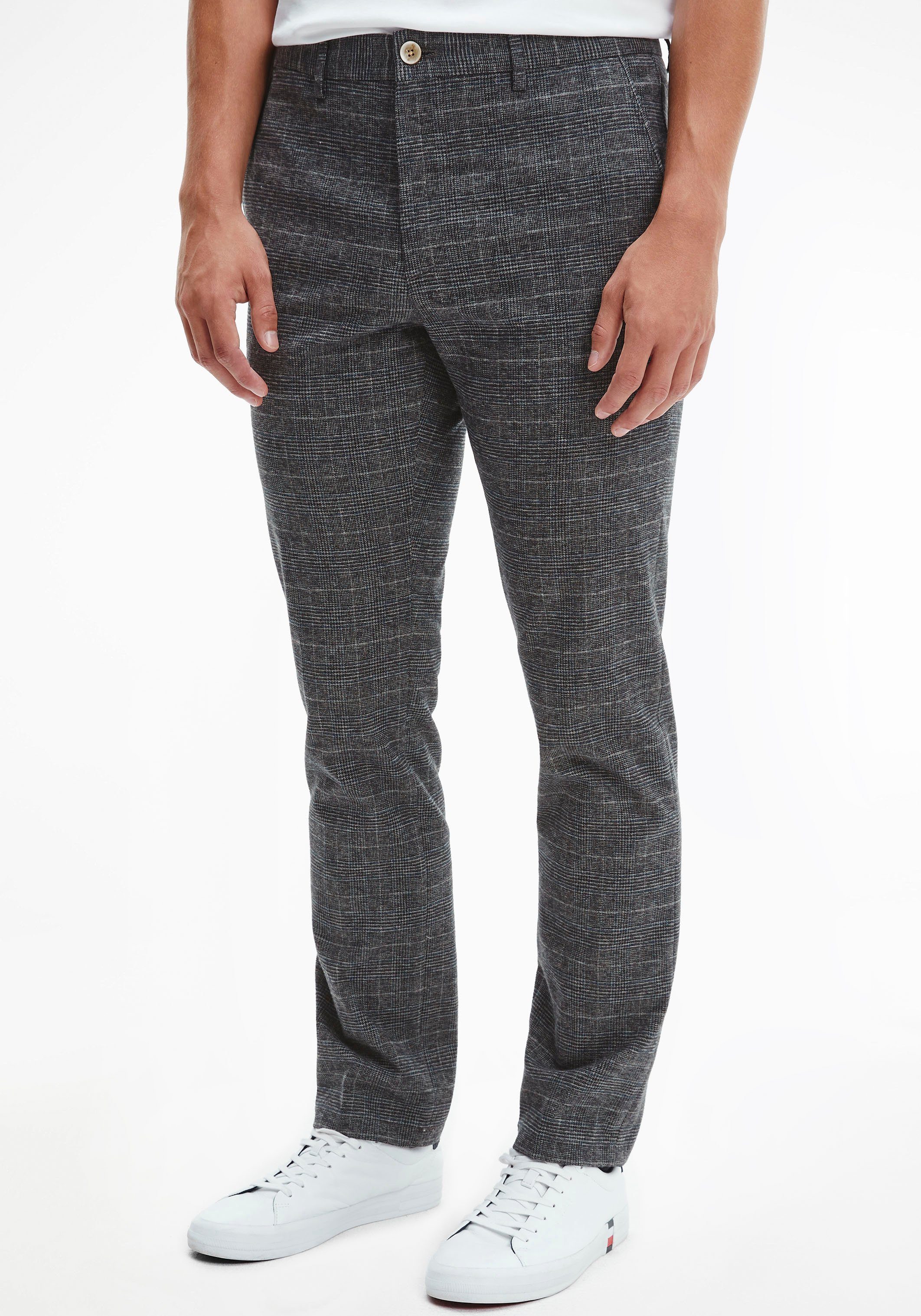 Tommy Hilfiger Chinohose »DENTON MOULINE CHECK WOOL LOOK«