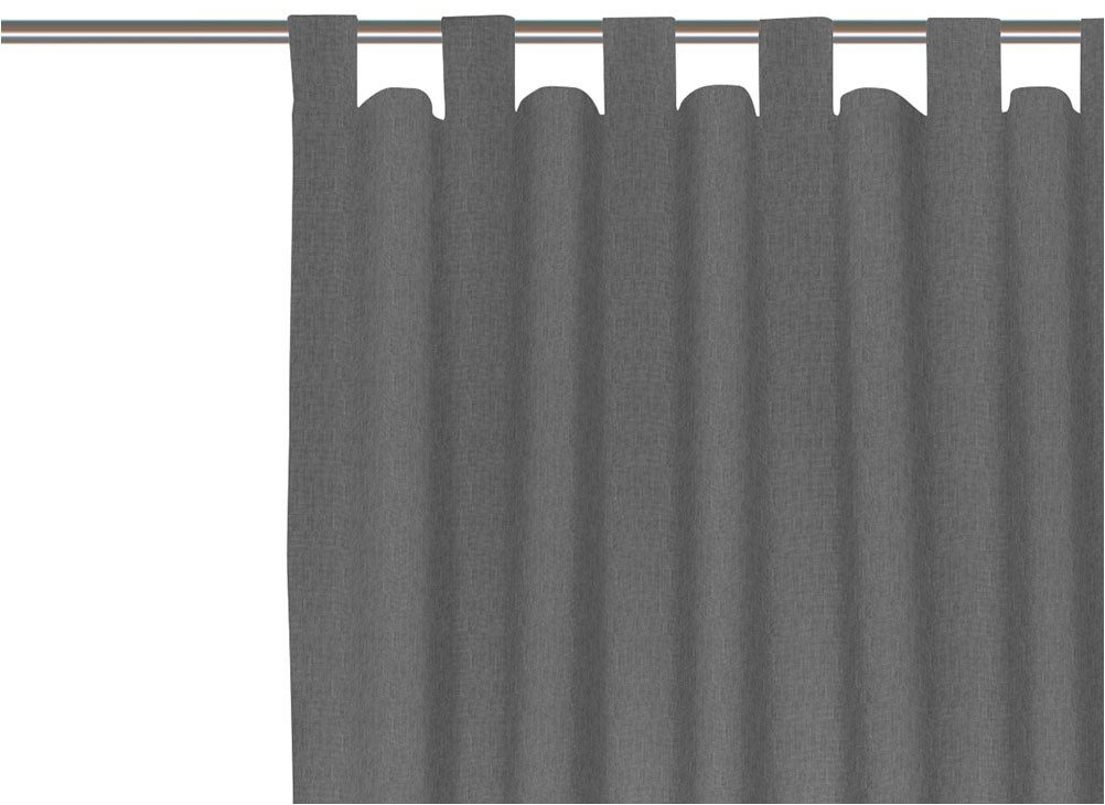 Wirth Vorhang Sunday (1 St), Schlaufen, halbtransparent, Jacquard, nach Maß