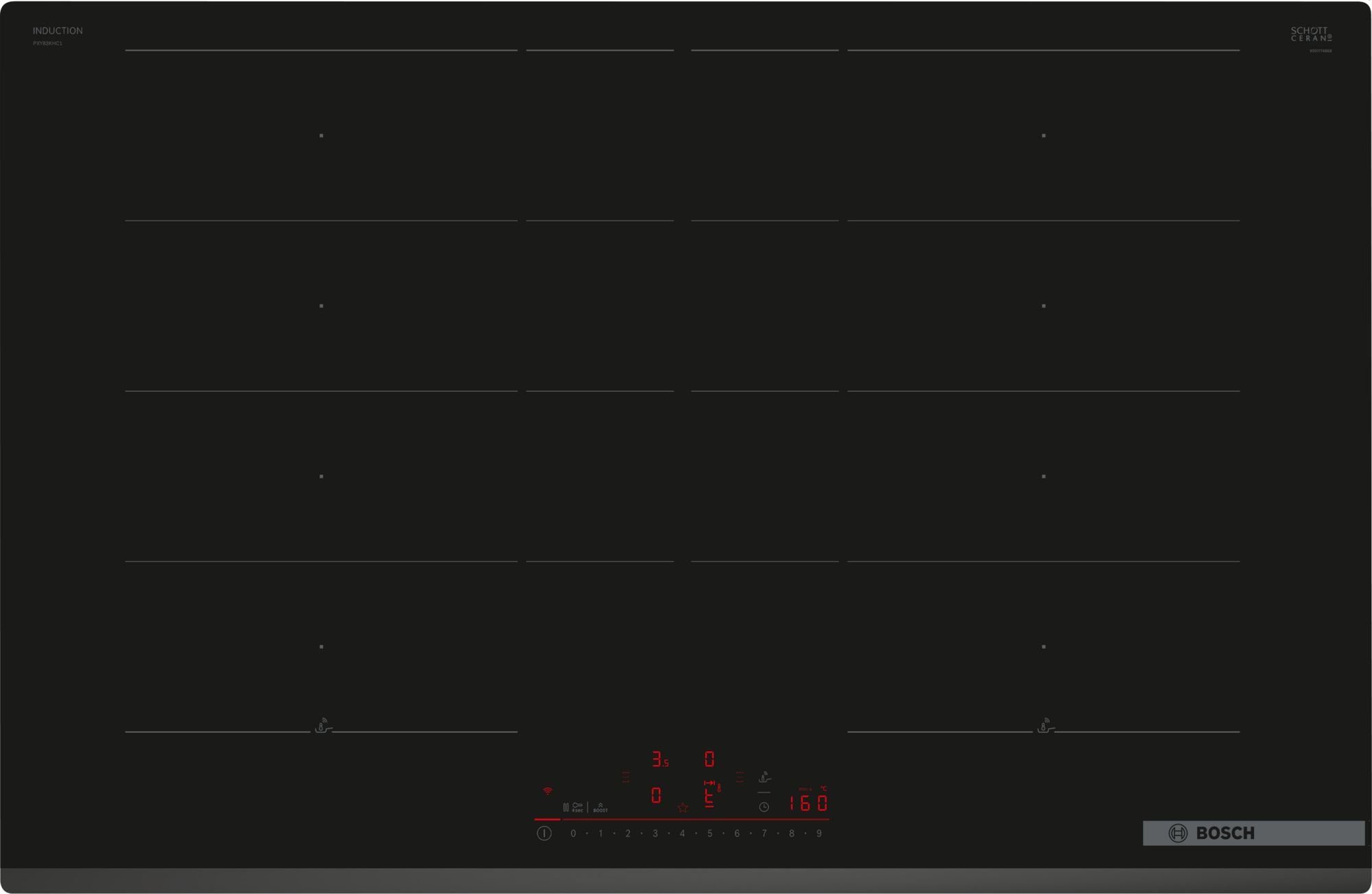 BOSCH Induktions-Kochfeld Serie 6 PXY83KHC1E