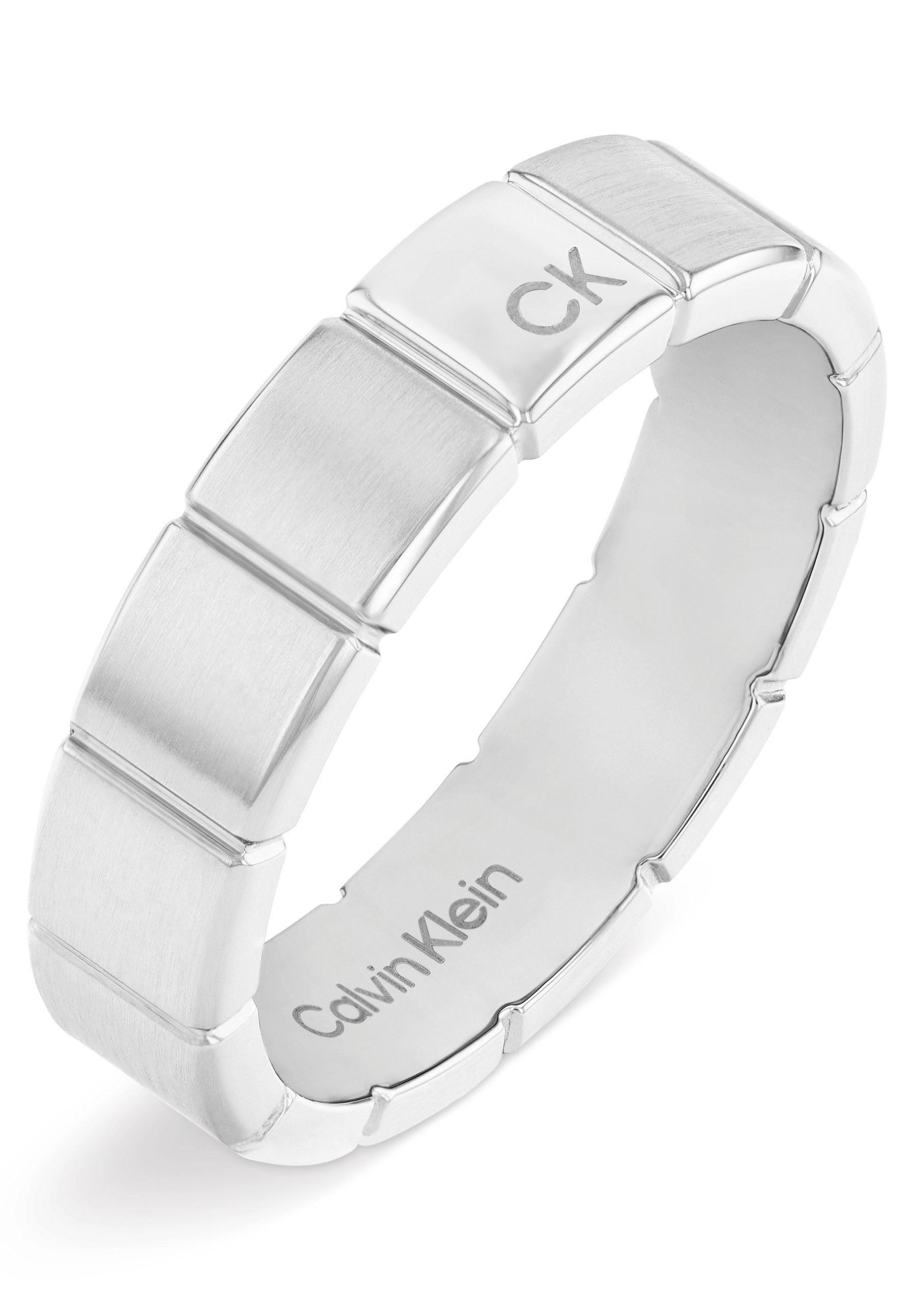 Calvin Klein Fingerring Schmuck Edelstahl Fingerring Herrenring MINIMALISTIC SQUARES