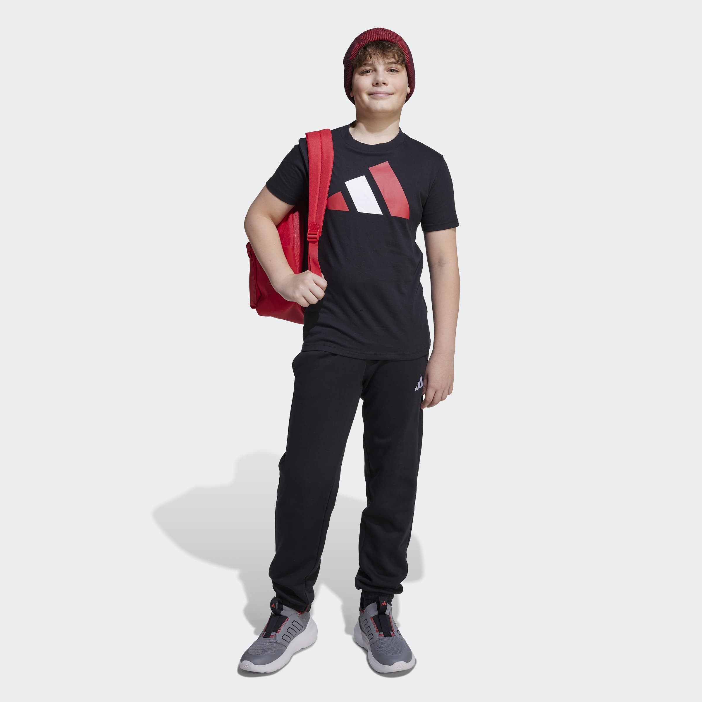 adidas Sportswear T-Shirt J BL TEE 160 für Kinder und Teens, mit Rundhalsausschnitt, aus 100 % Baumwolle