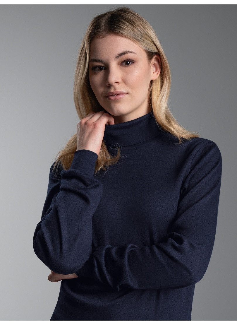 Trigema Rollkragenshirt TRIGEMA Langarm Ski- und Sport-Rollkragenpullover (1-tlg)