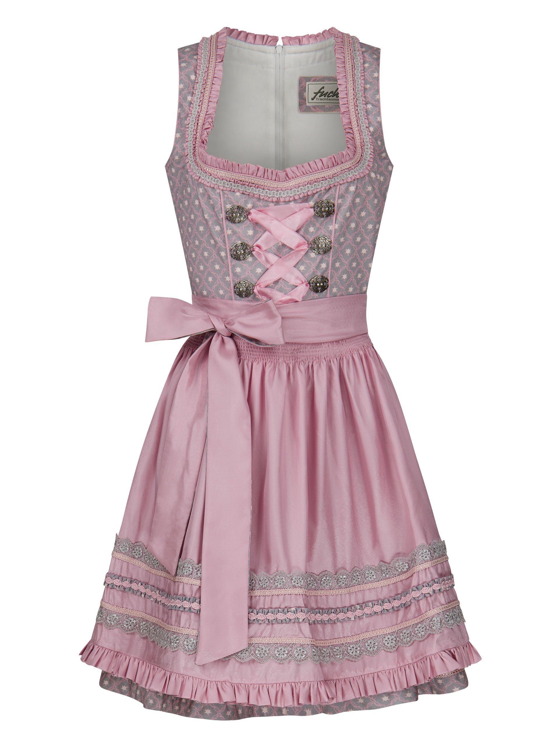 FUCHS Dirndl Mini Dirndl Layla grau günstig online kaufen