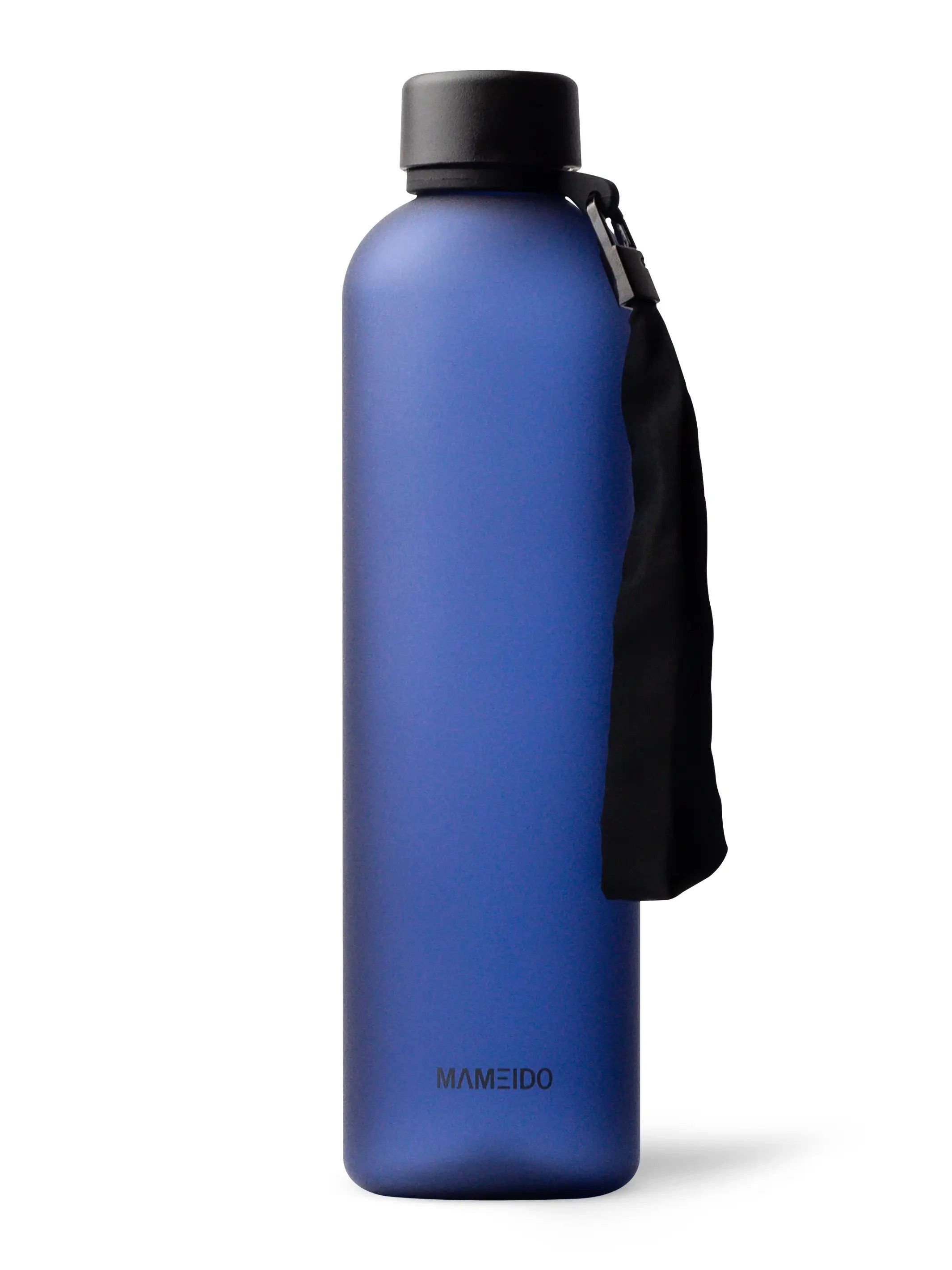 MAMEIDO Trinkflasche, auslaufsicher mit Zeitmarkierung & Handschlaufe in 600 ml, 1 l & 1,5 l