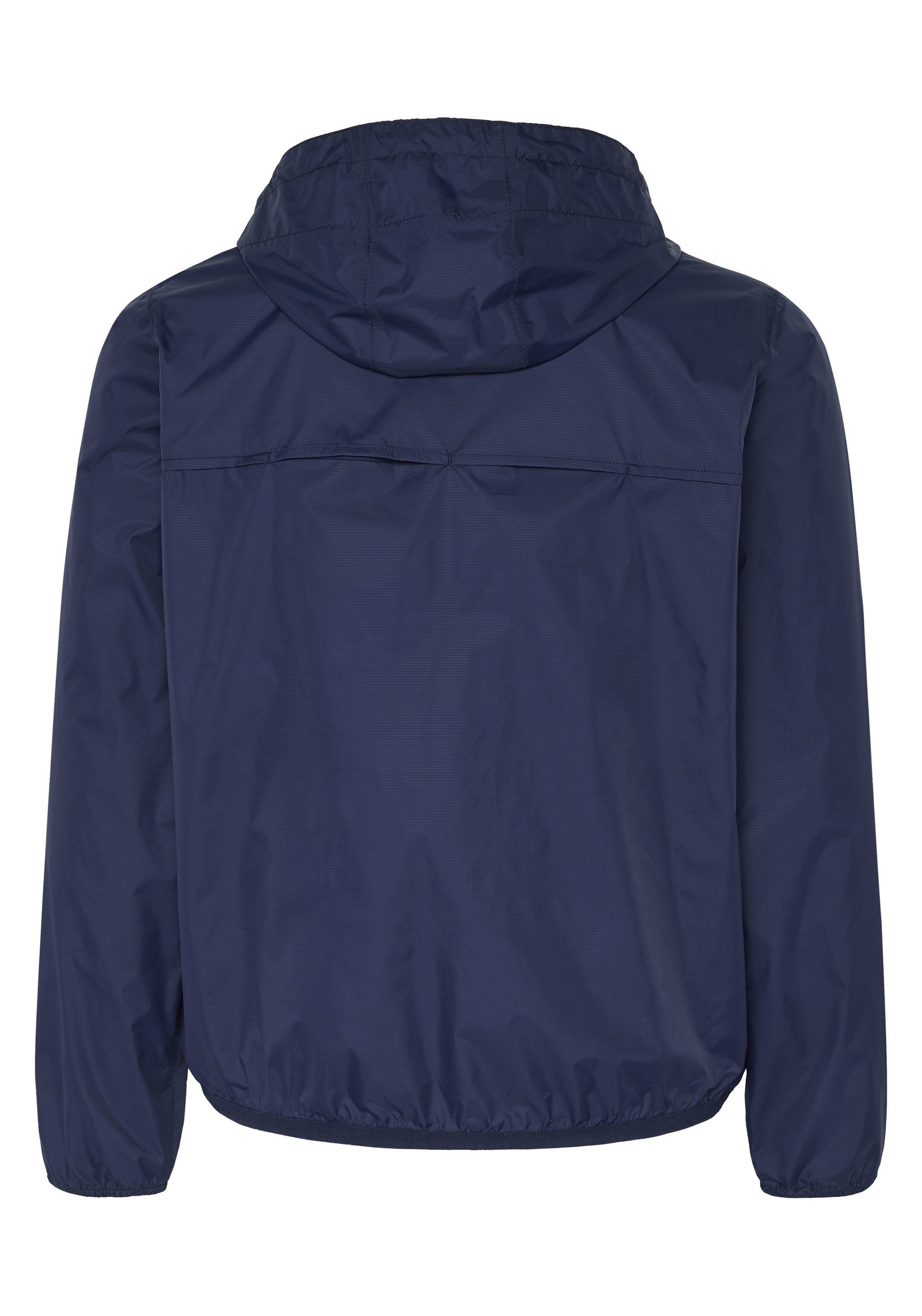 1 Regenjacke und blau Jumper-Motiv Outdoorjacke Taschen-Funktion Chiemsee dunkel mit