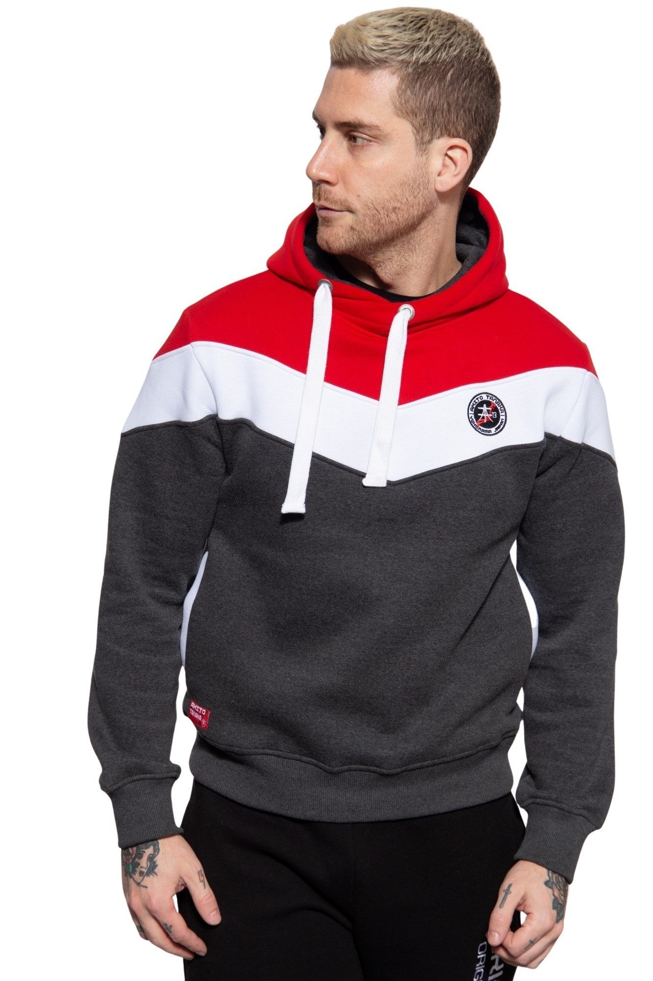 Akito Tanaka Kapuzenpullover Triple Tone (1-tlg) günstig online kaufen
