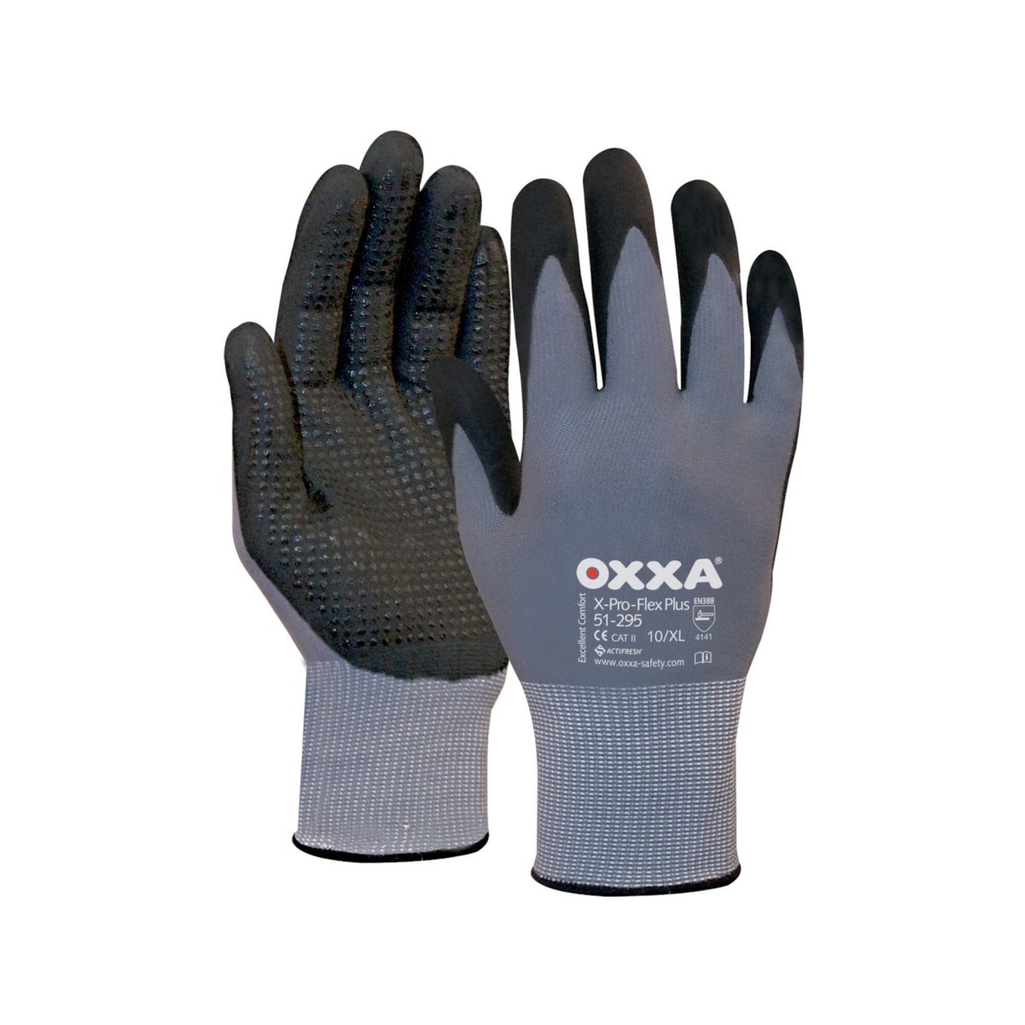 Majestic OXXA Handschuh X-Pro-Flex Plus NFT, Gr. 9, schwarz 12 Stk