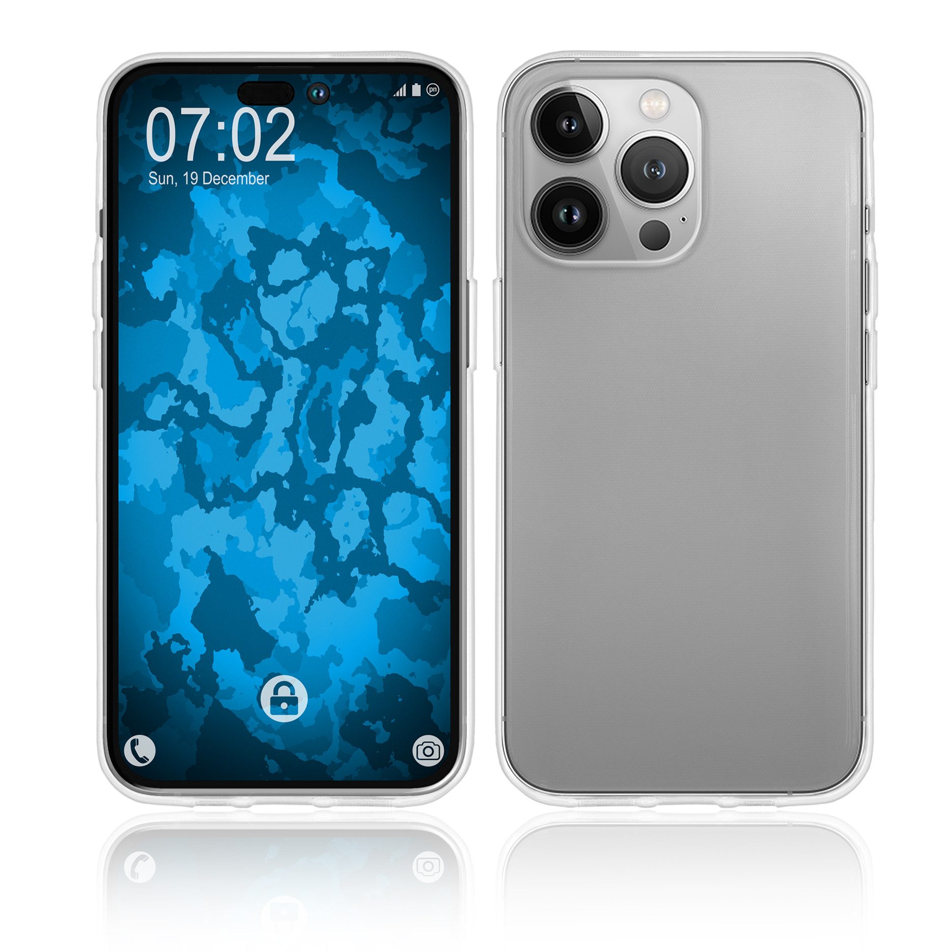 PhoneNatic Handyhülle Silikon Hülle kompatibel mit iPhone 14 Reihe / Pro / Max / Pro Max