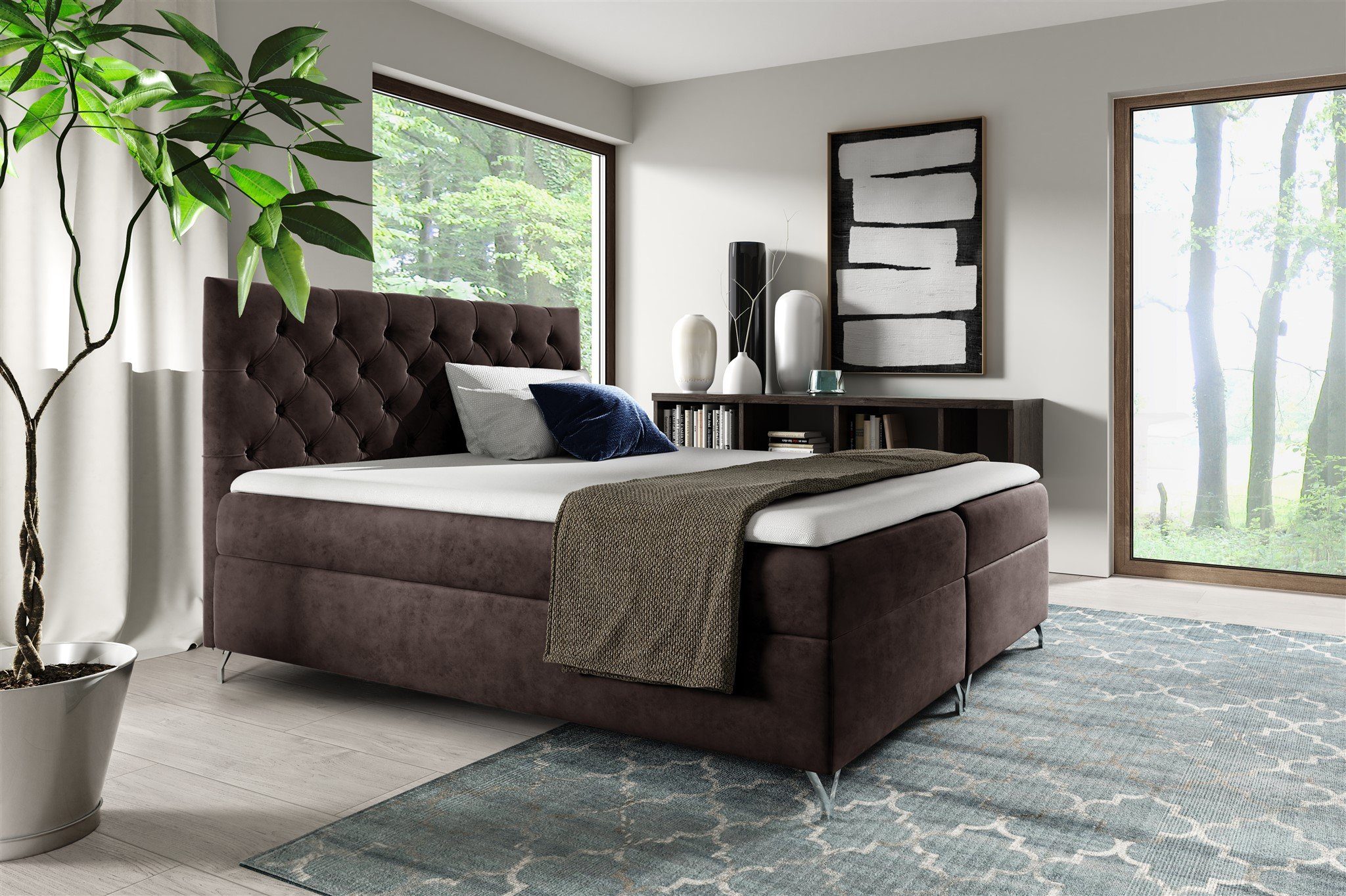 Fun Möbel Boxbett Schlafzimmerbett AMBRE in günstig online kaufen