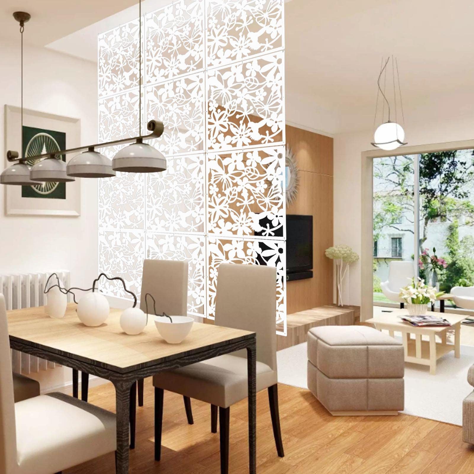 Youyijia Stellwand 12 PCS Raumteiler Paravent Raumtrennwand Raumtrenner Sic günstig online kaufen