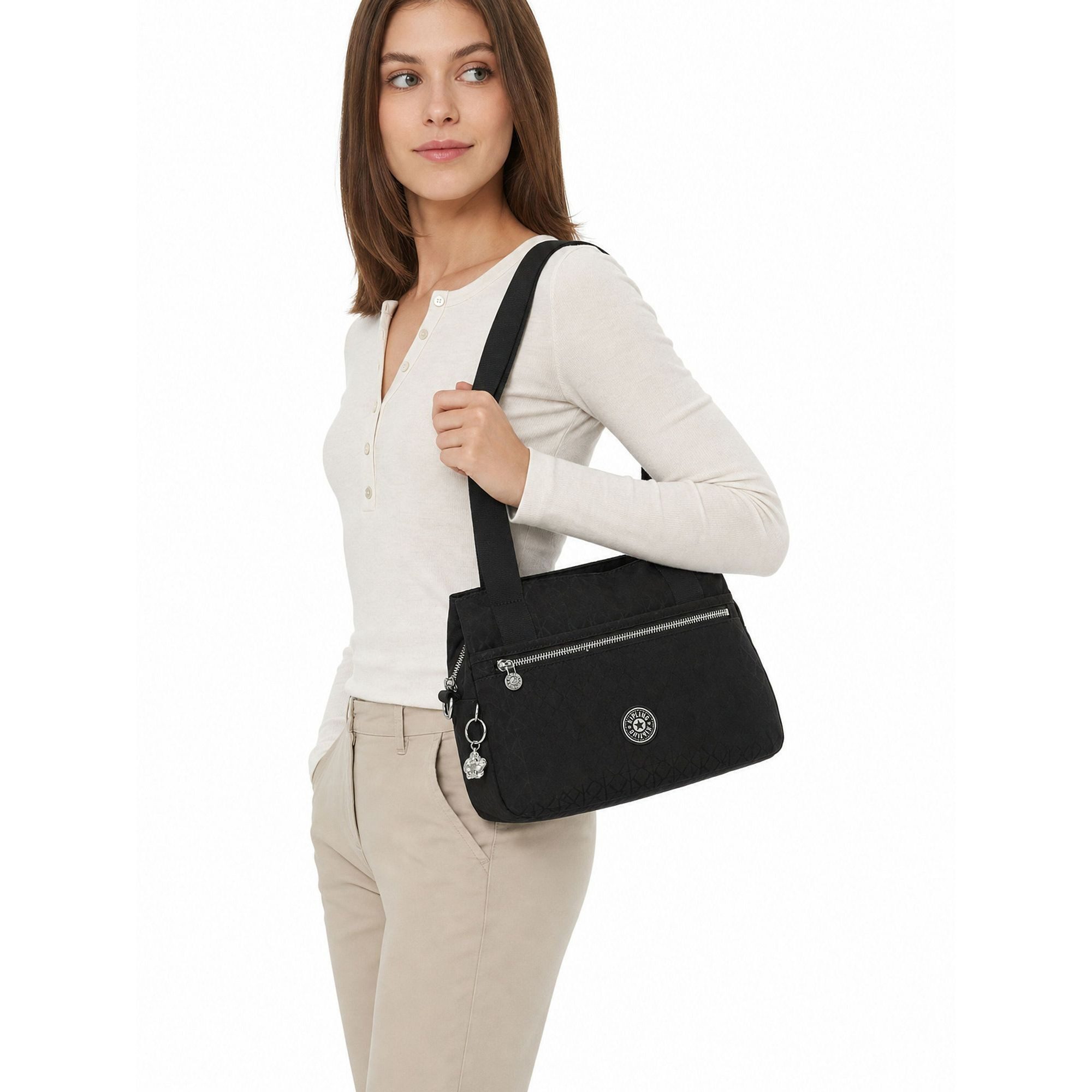 KIPLING Schultertasche Elysiana, Polyester