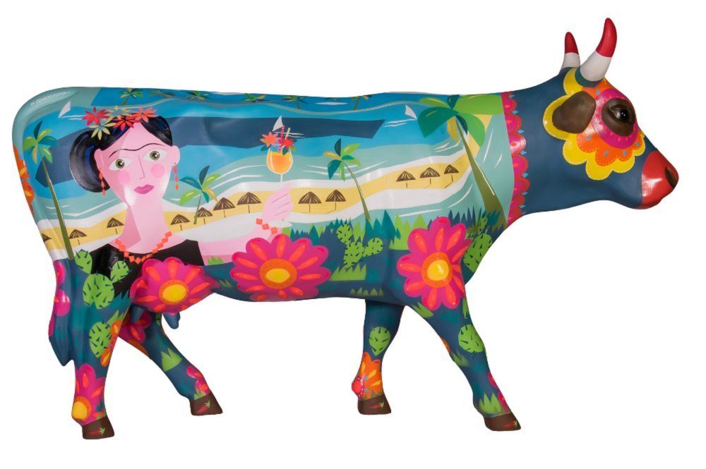 CowParade Tierfigur Frida vai à Cancún - Cowparade Kuh Large