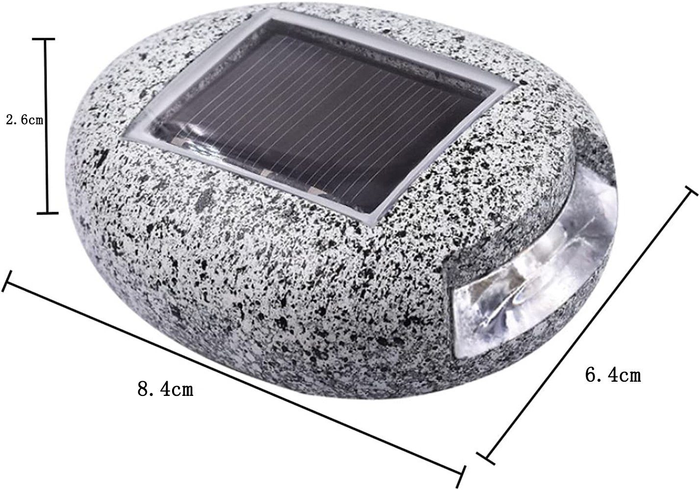 GelldG LED Solarleuchte Garten Solarlampe Kugel LED Lampe Solarleuchte Solar Stein
