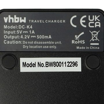 vhbw passend für Panasonic Lumix DMC-FX80, DMC-FX90, DMC-FX78W, DMC-FX90K, Kamera-Ladegerät