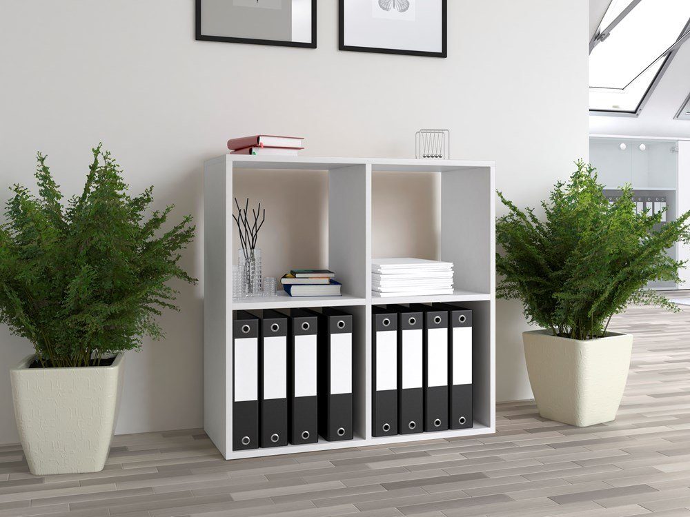 TOPESHOP Bücherturm Freistehender Stauraum – ein robust konstruiertes Bücherregal