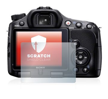 upscreen Schutzfolie für Sony Alpha 65V (SLT-A65V), Displayschutzfolie, Folie klar Anti-Scratch Anti-Fingerprint