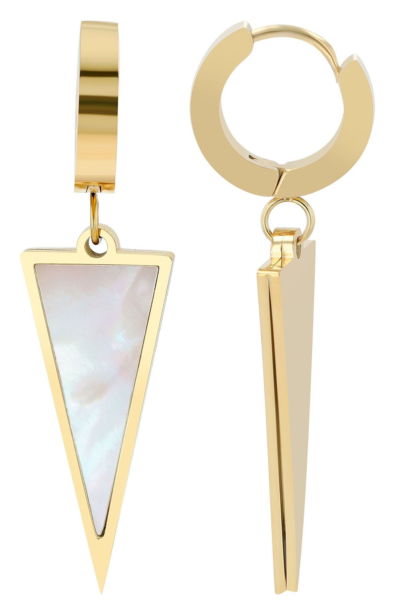 AKZENT Ohrring-Set Faris Creolen Ohrringe Edelstahl silber Damen wasserfest günstig online kaufen