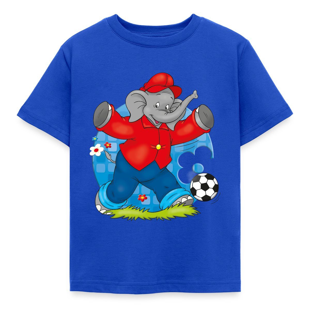 T-Shirt Benjamin Blümchen Fußballer Kinder T-Shirt
