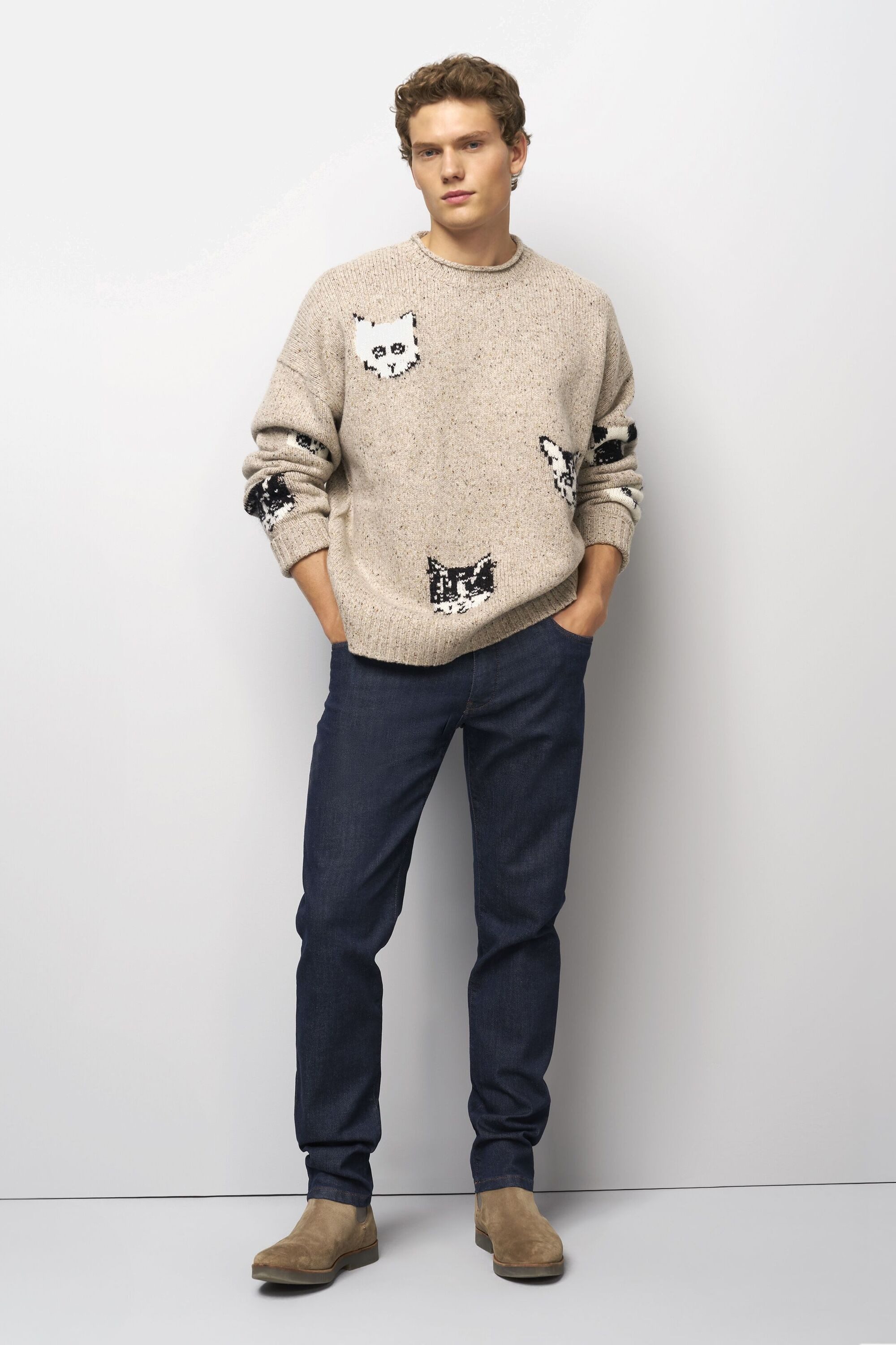 MEYER 5-Pocket-Jeans STRETCH FIVE POCKET DENIM