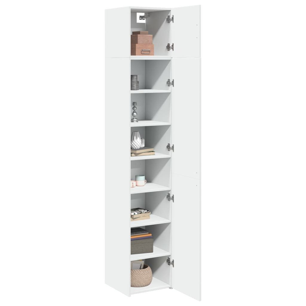 vidaXL Sideboard Hochschrank Schmal Weiß 40x42,5x225 günstig online kaufen