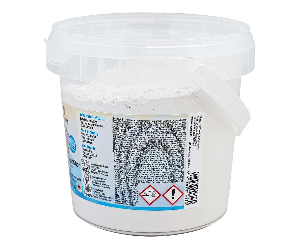 CREARTEC Klebstoff Mosaik Fugenfüller Weiß - 500g, für den Außenbereich gee günstig online kaufen