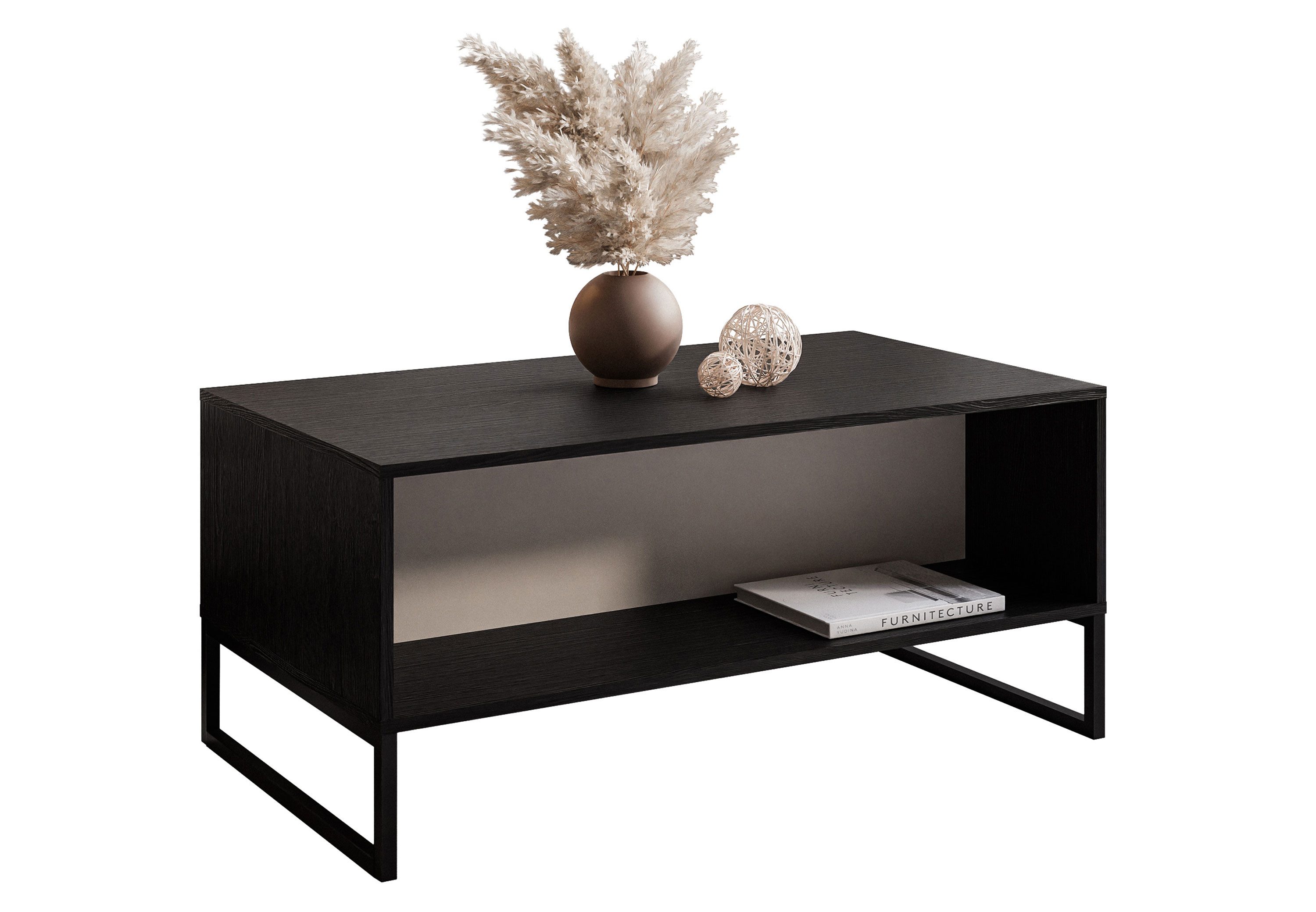 Lookway Couchtisch MOONLIGHT mit Ablageboden, Breite: 110 cm