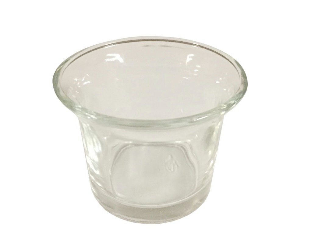 Provance Teelichthalter 12 - 24x Teelichtglas geschwungener Rand Ø 6,3 cm (12 St)