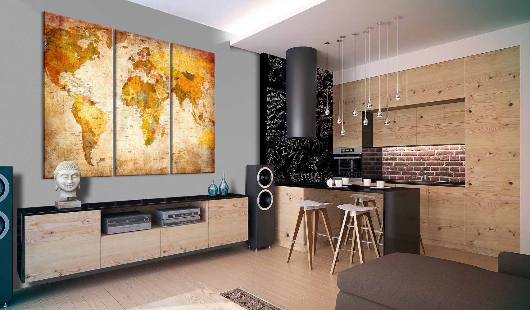 Basera® Wandbild Leinwandbild 020213-2