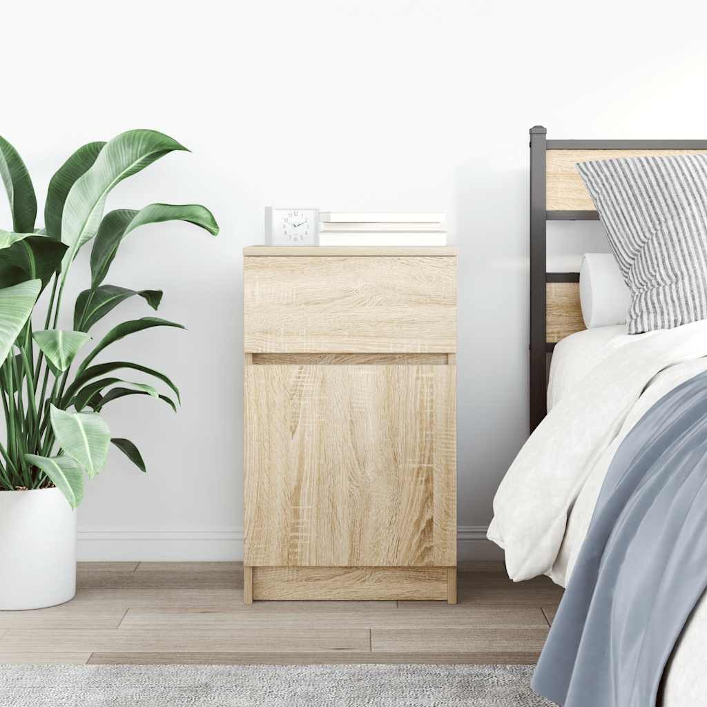 vidaXL Nachttisch Nachttisch Sonoma-Eiche 39x35x65 cm günstig online kaufen