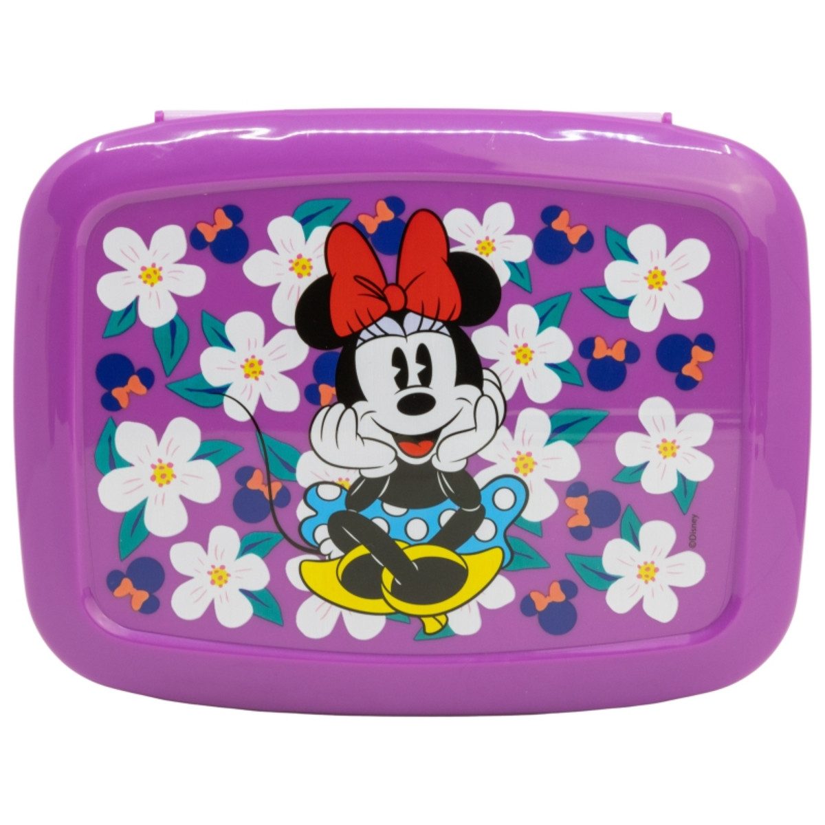 Storline Lunchbox Minnie Mouse Brotdose Kinder Lunchbox, Sandwichbox, Frühstücksbox, Plastik