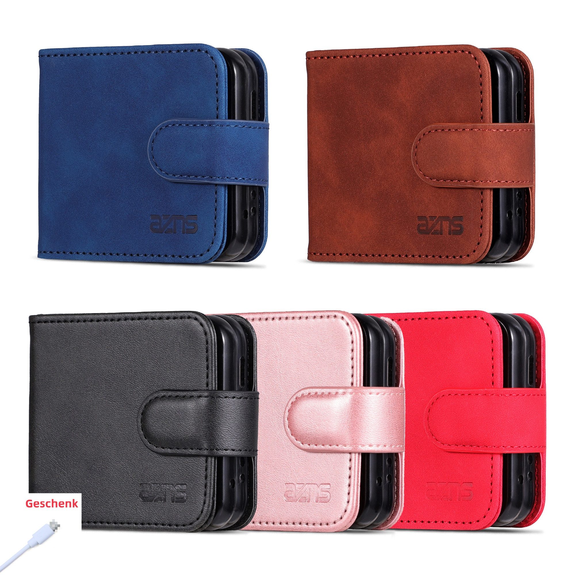 Innocase Handyhülle Hülle Case für Samsung Z Flip 7 6 5 4 3 W24 Flip Schutz Cover Etuis