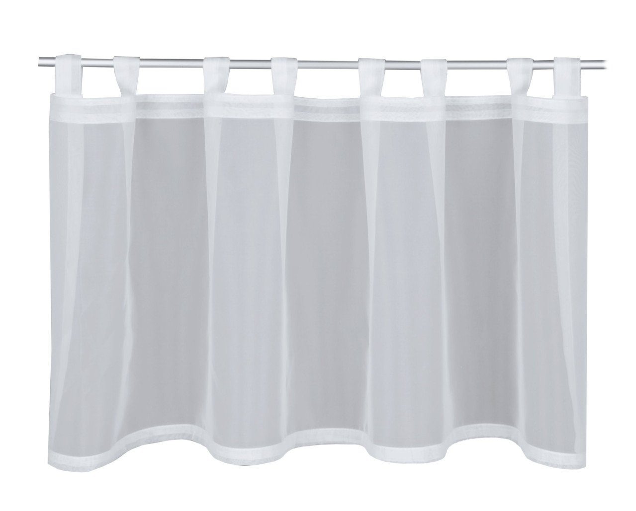 Neusser Collection Gardine Neusser Collection Schlaufenpanneau Bert weiß, 50