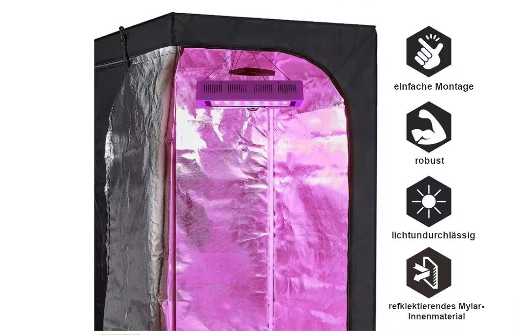 U.Uberlux Gewächshaus Grow Zelt, Growbo... U.Uberlux Gewächshaus Grow Zelt, Growbo...