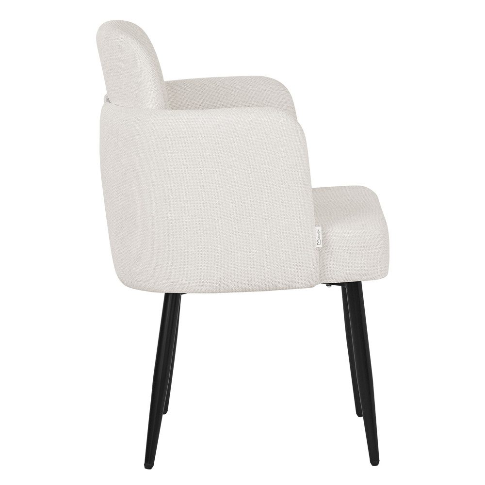 ML-DESIGN Polsterstuhl Esszimmerstühle mit Armlehne & Rückenlehne Ergonomische moderne Design (4 St), Armlehnstuhl mit Metallbeine 4er Set Beige Lounge Sessel bis 120kg