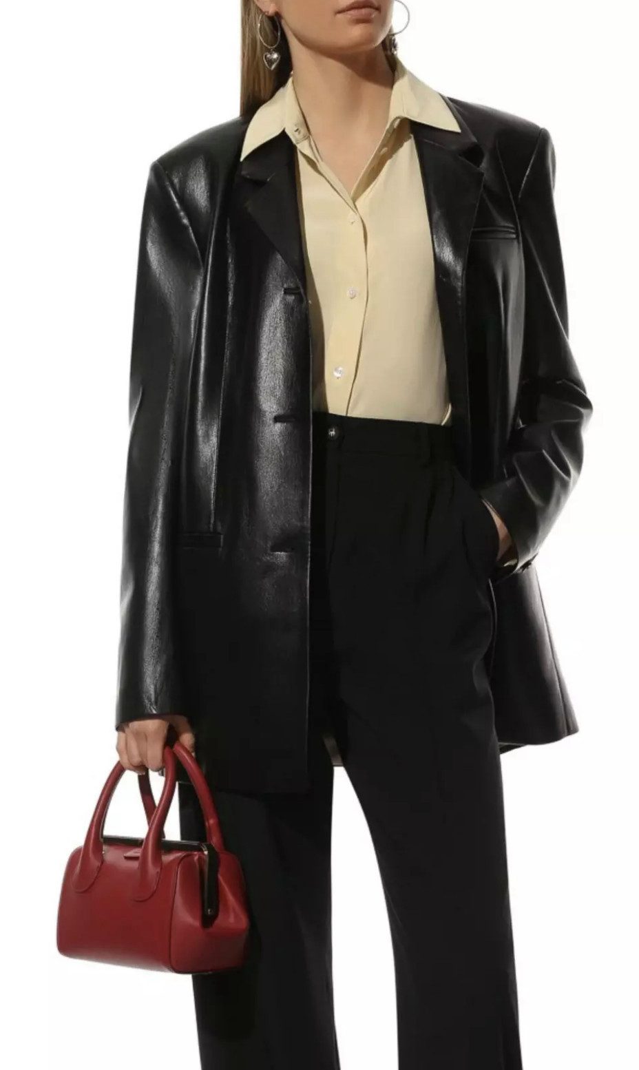Chloé Umhängetasche Joyce Frame Schultertasche Crossbody Handtasche Tasche, Abnehmbarer und verstellbarer Schulterriemen für vielseitiges Tragen – Bild 4 von 5