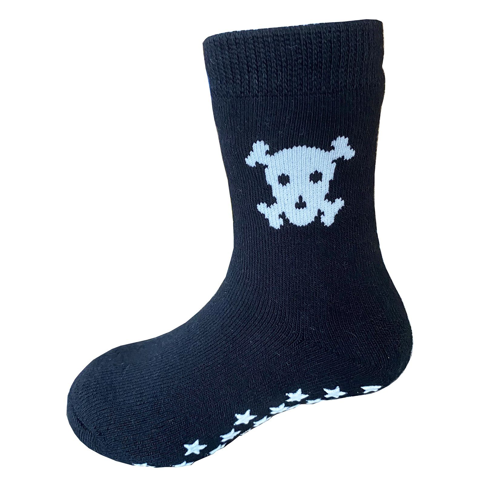 Yalion Langsocken Kinder Baby socken (3 Paar) Anti Rutsch Socken für Jungen Mädchen (Set, 3-Paar, 3 Paar) Rutschfeste Sternen-Noppen
