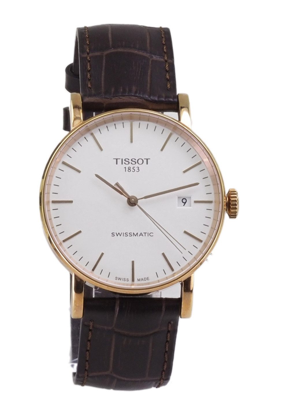 Tissot Automatikuhr Tissot Herren Automatik Uhr Everytime Swissmatic 40mm T1094073603100, (Rosegold)