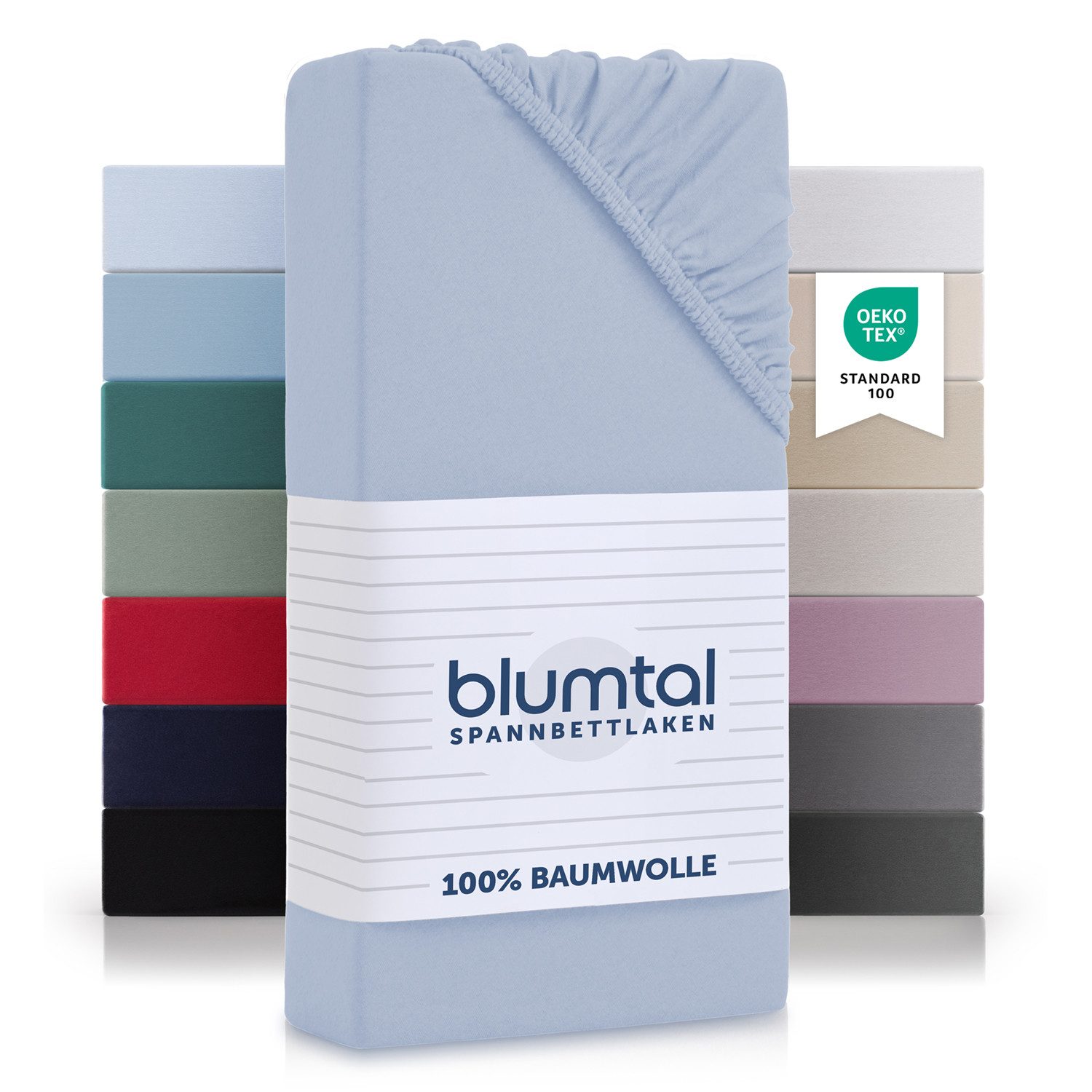 Blumtal Spannbettlaken Blumtal Basics 100% Baumwolle, günstig online kaufen