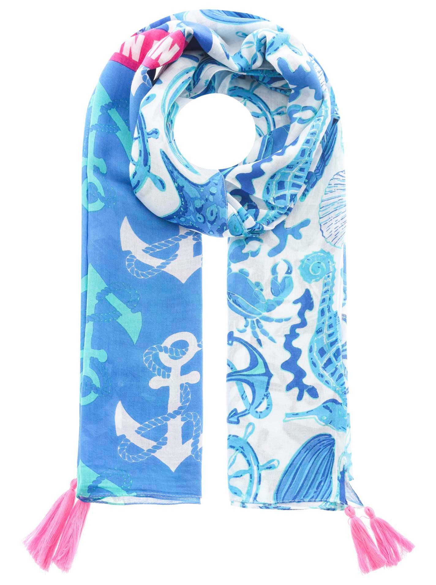 Zwillingsherz Modeschal Schal "Moin Anker", mit maritimen Muster und Moin S günstig online kaufen