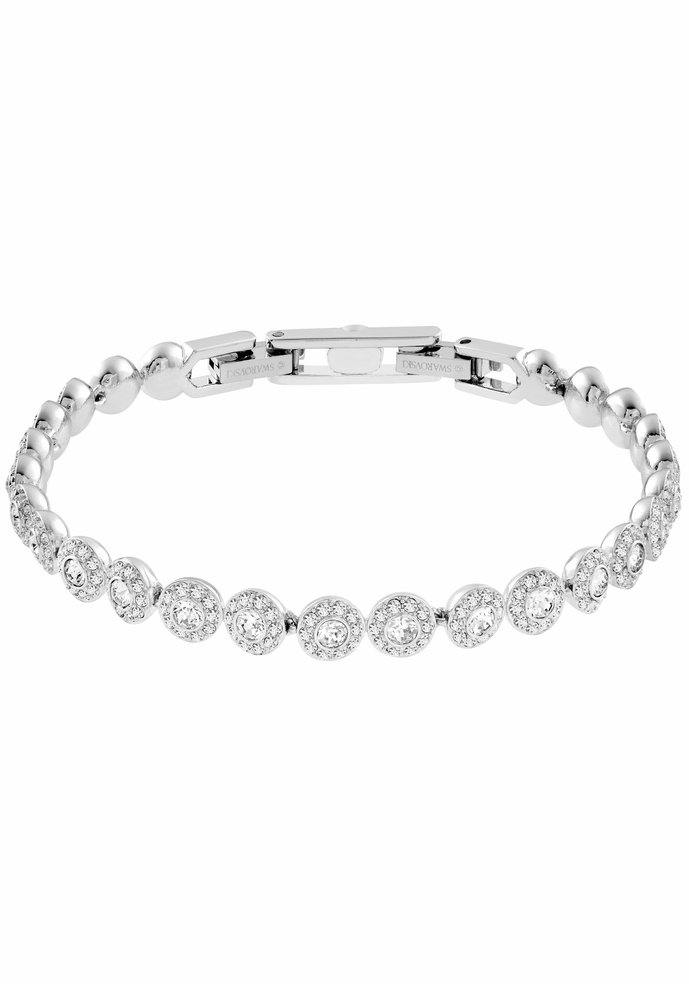 mit ANGELIC, Armband Swarovski WEISS, Kristallen 5071173, Swarovski® RHODINIERT,