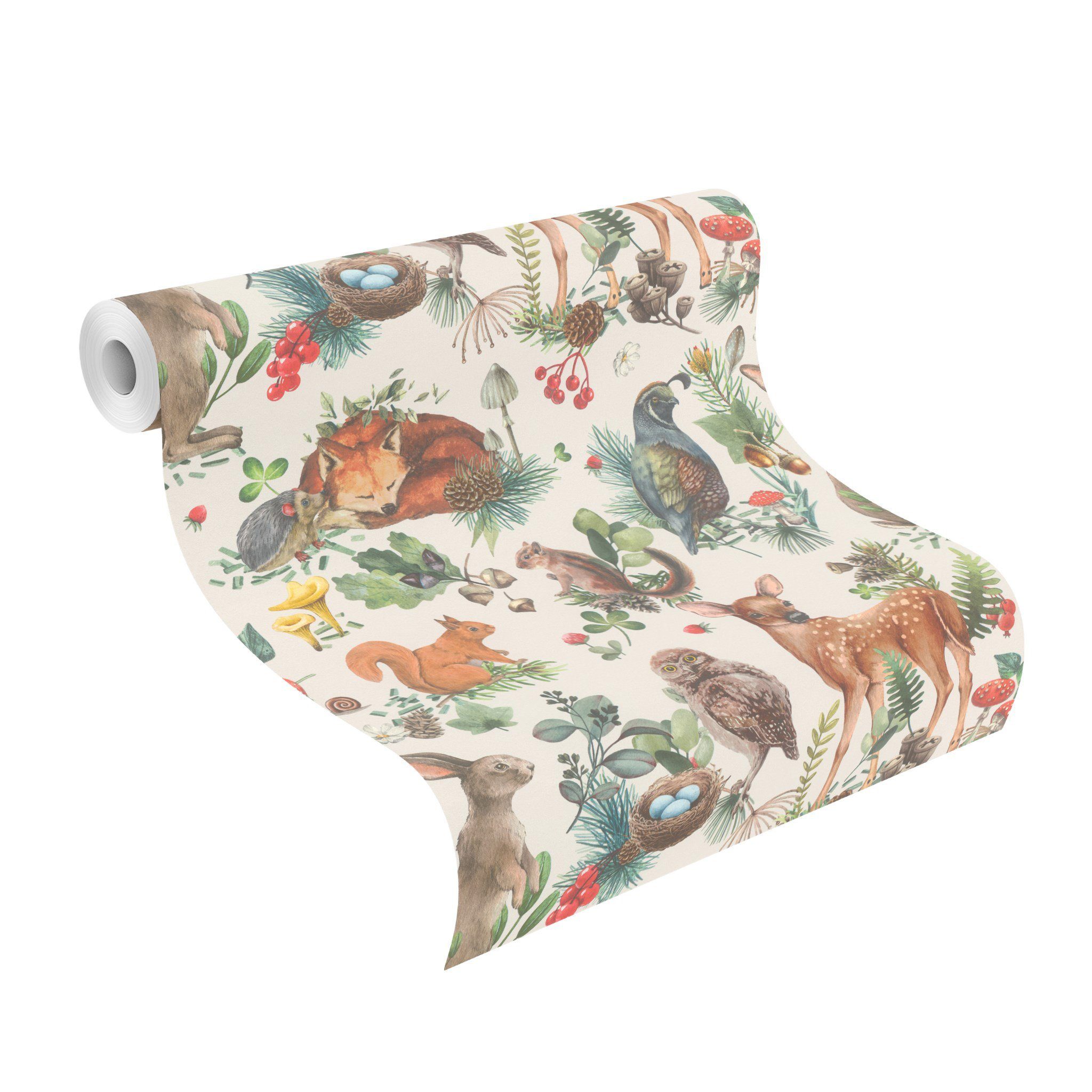 Rasch Kindertapete, glatt, uni, (1 St) günstig online kaufen