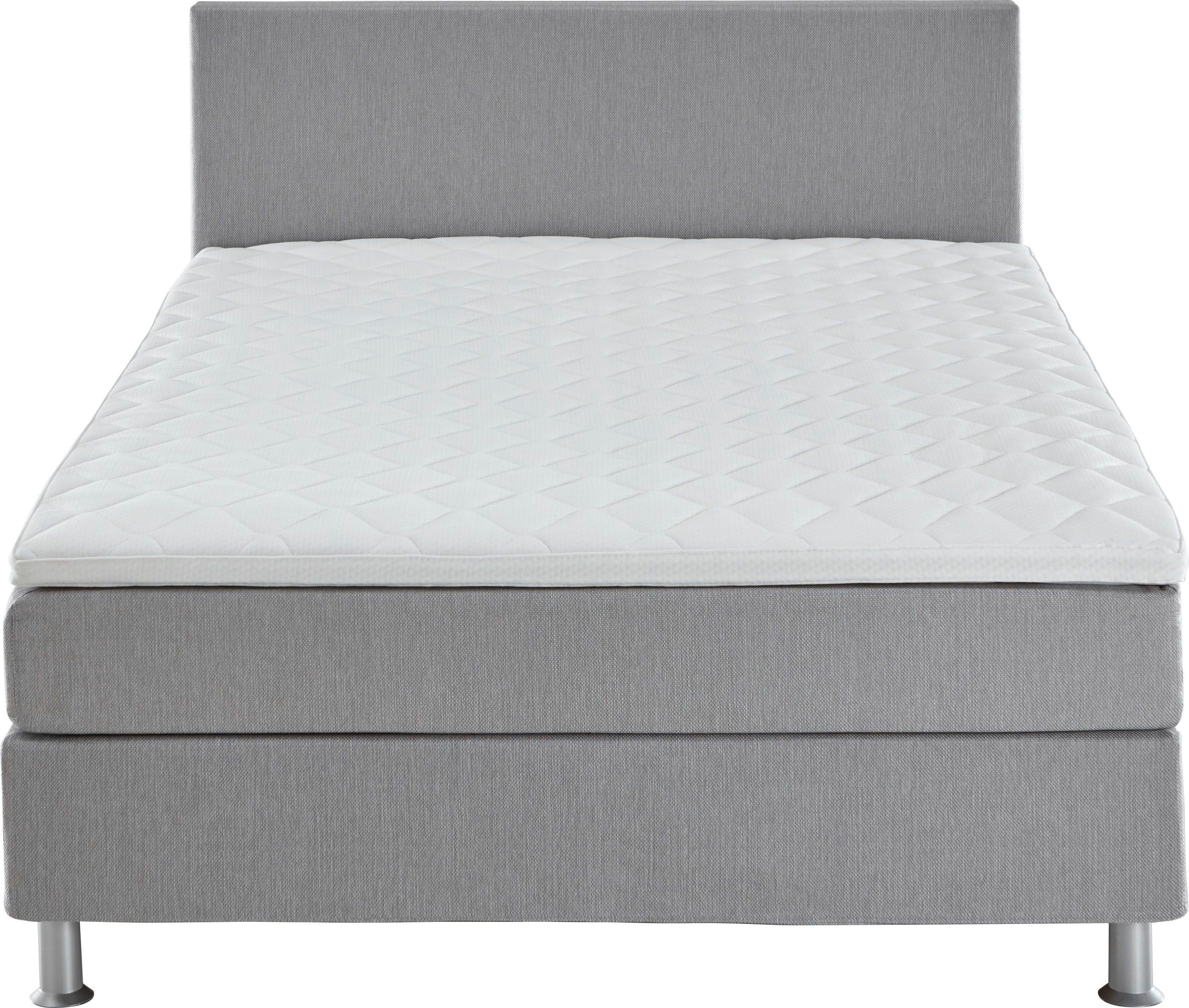 ATLANTIC home collection Boxbett Edison, inkl. Bonnellfederkern-Matratze und Topper